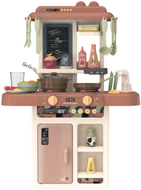 Детская кухня Funky Toys New Kitchen, бежевая, вода, св, зв, 36 предметов, 45.5х22х63 см FT88349