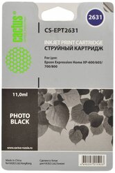 Cartridge ink Cactus CS-EPT2631 black photo (11.6ml) for Epson Expression Home XP-600/605/700/800