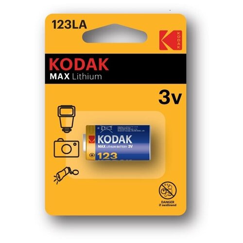 Литиевая батарейка Kodak CR123 K123LA Б0005146 16088992 батарейка kodak cr123 cr123a 3v 4 шт