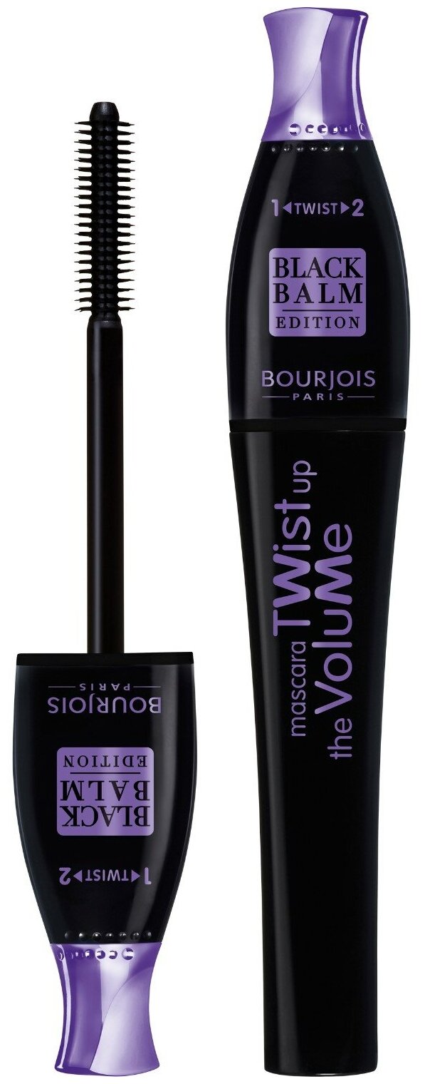 Bourjois Тушь для ресниц Twist Up The Volume Black Balm Edition, 22 black balm