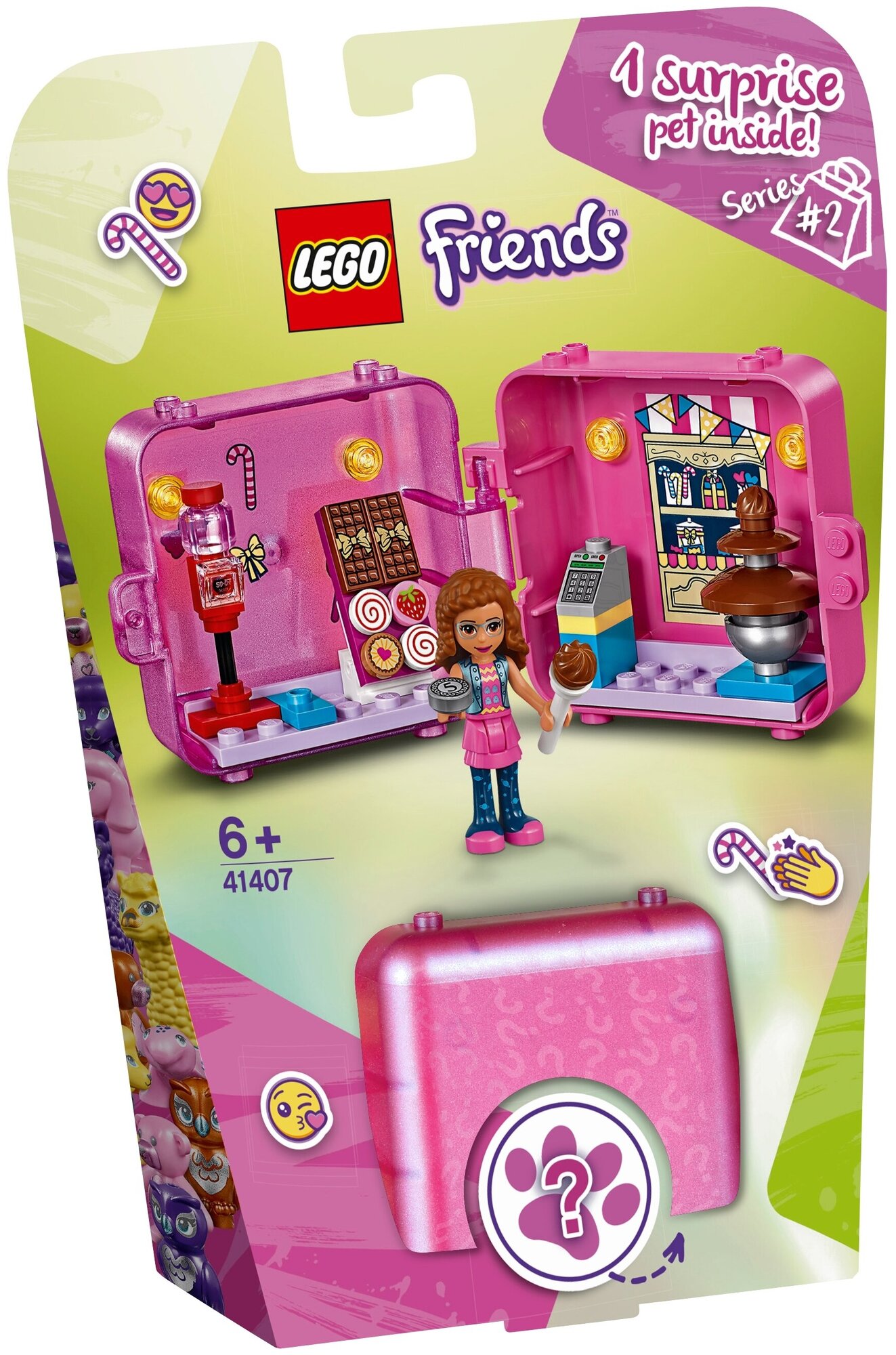 Конструктор LEGO Friends 41407 Игровая шкатулка Покупки Оливии