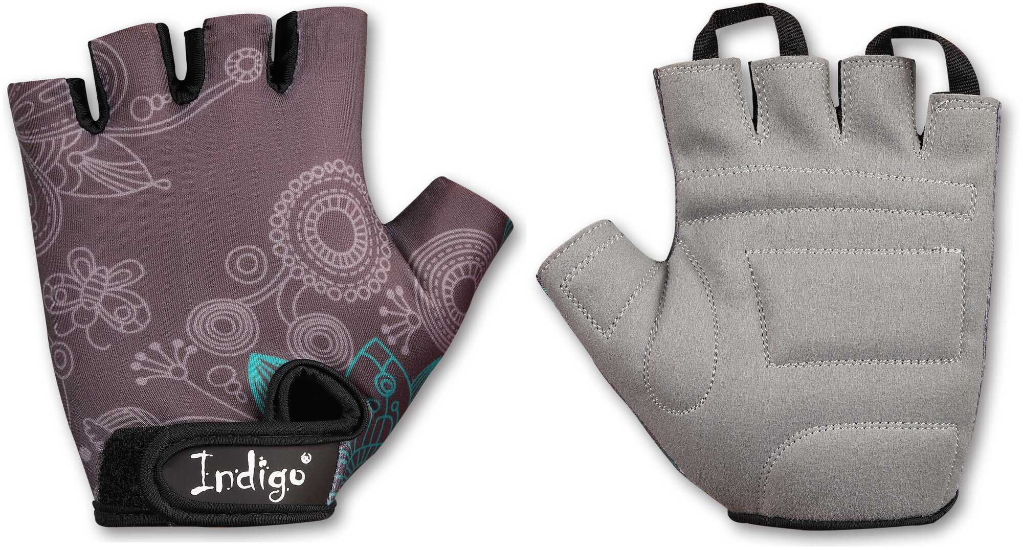Перчатки вело женские INDIGO SB-01-8545 Светло-серый 