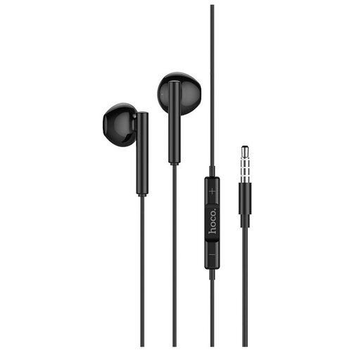 Проводные наушники Hoco M64, black проводные наушники hoco m16 ling sound black