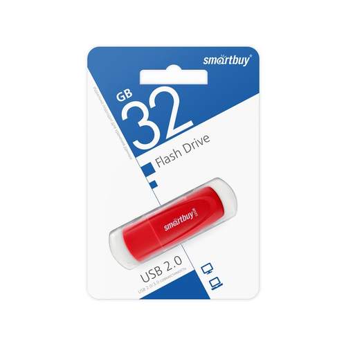 USB Флешка Smartbuy Scout 32 ГБ красный