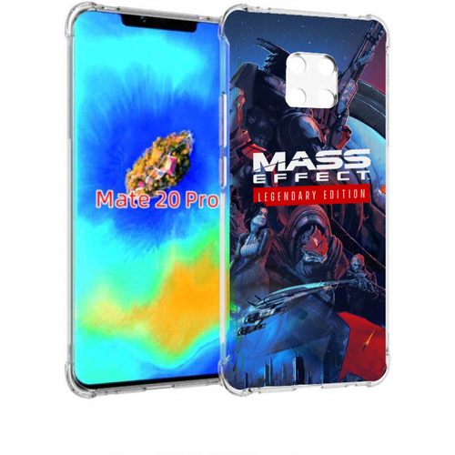 Чехол задняя панель накладка бампер MyPads Mass Effect Legendary Edition для Huawei Mate 20 Pro/Mate 20 RS 6.39