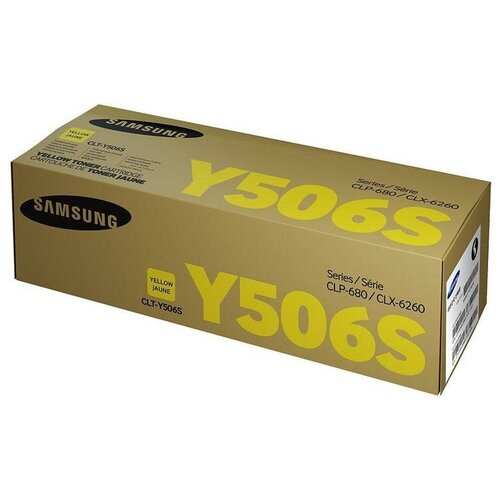 Картридж Samsung CLT-Y506S, 1500 стр, желтый запчасть samsung jc33 00028d solenoid clp 680nd dc 24v 70ω 21 3 14 8