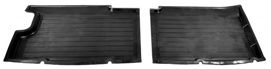 фото Коврики салона резиновые с бортиком Avtodriver для ГАЗ GAZelle 2705 (2-й ряд) (цельнометаллическая)