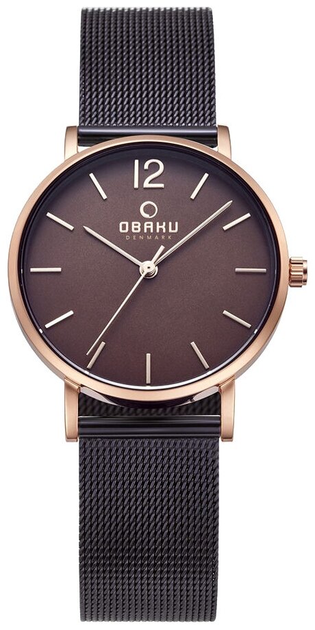 Наручные часы OBAKU, коричневый