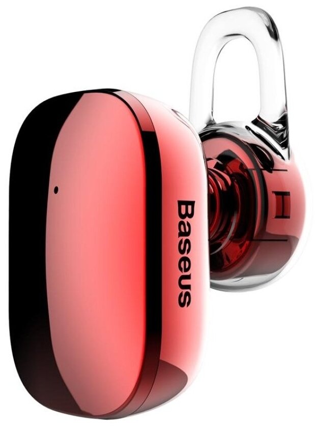 Bluetooth-гарнитура Baseus A02 Encok, red