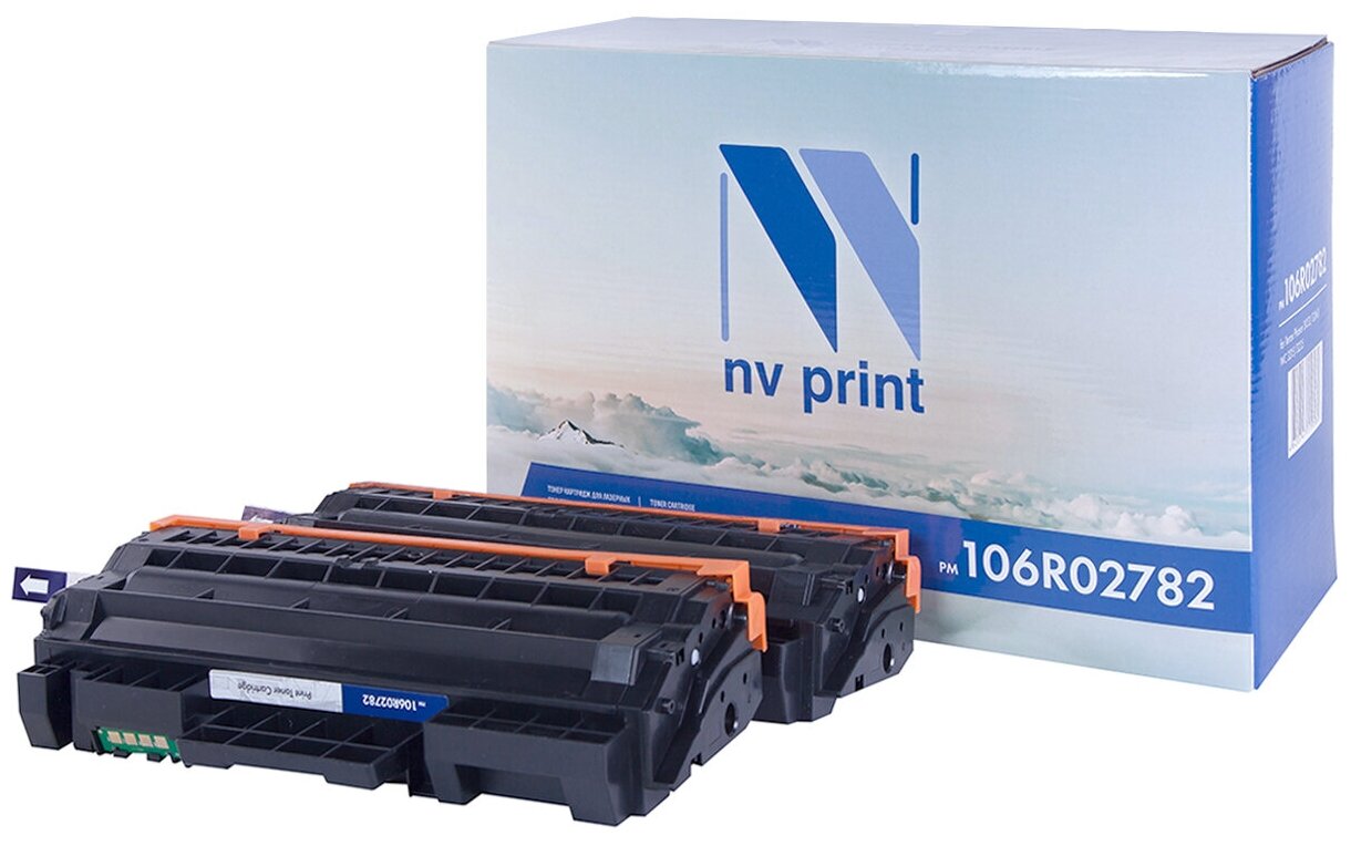 Комплект картриджей NV Print 106R02782 для Xerox, 6000 стр, черный