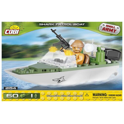 Cobi Small Army 2154 Патрульный катер Акула, 60 дет.