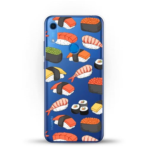 фото Силиконовый чехол суши на huawei y6s andy & paul