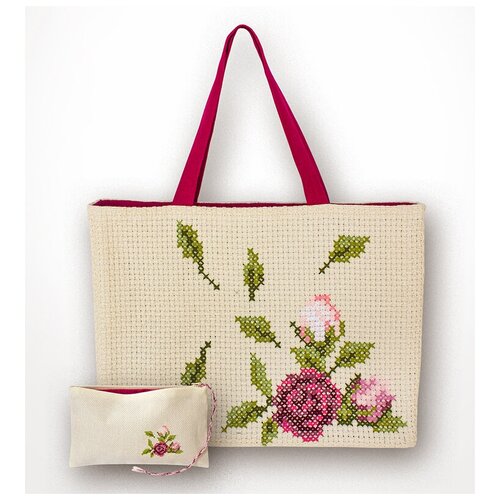 фото Набор для вышивания розы, luca-s, сумка с кошельком