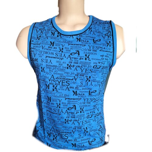 фото Майка, размер 48, синий maestro collection