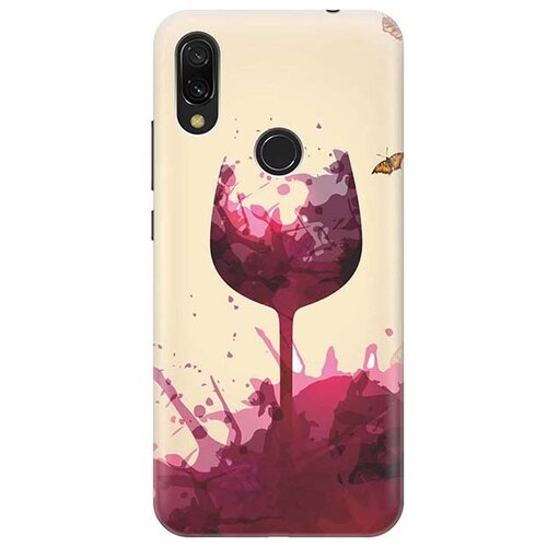 Чехол - накладка ArtColor для Xiaomi Redmi 7 с принтом Летнее вино чехол накладка artcolor для xiaomi redmi note 10 с принтом летнее вино