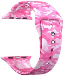 Lyambda Силиконовый ремешок Urban для Apple Watch 42/44 mm, military pink