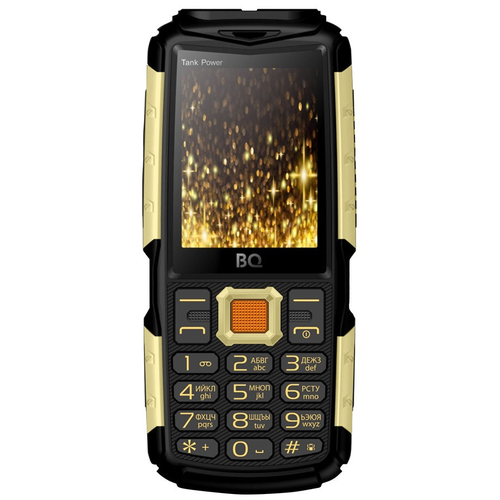 фото Сотовый телефон bq bq-2430 tank power black-gold