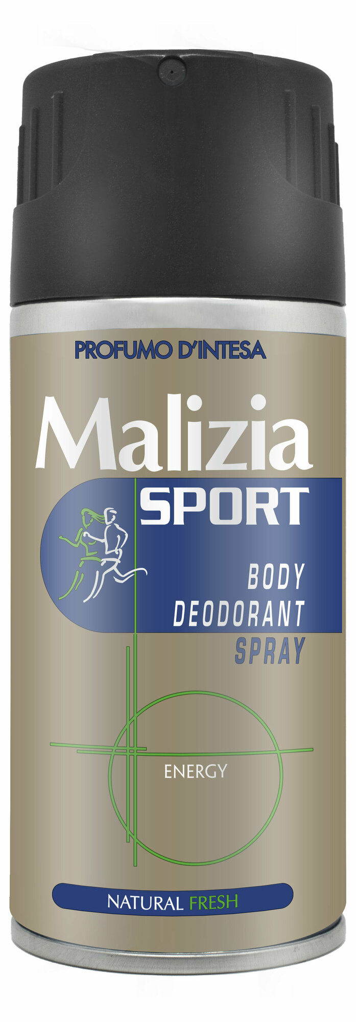 дезодорант MALIZIA Sport Energy аэрозоль 150мл мужской - фото №5