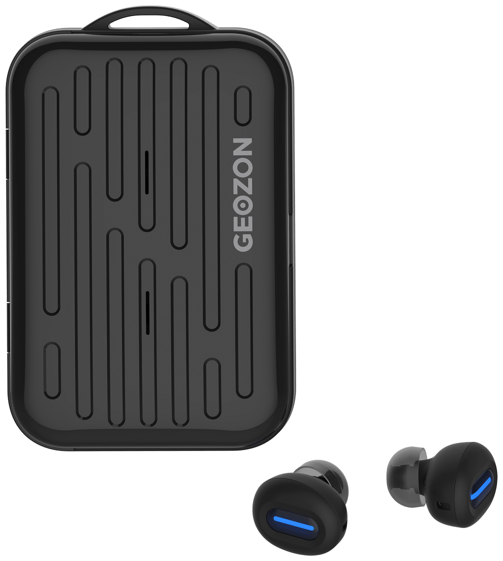 Гарнитура GEOZON Core, Bluetooth, вкладыши, черный [g-s10blk] - фото №4