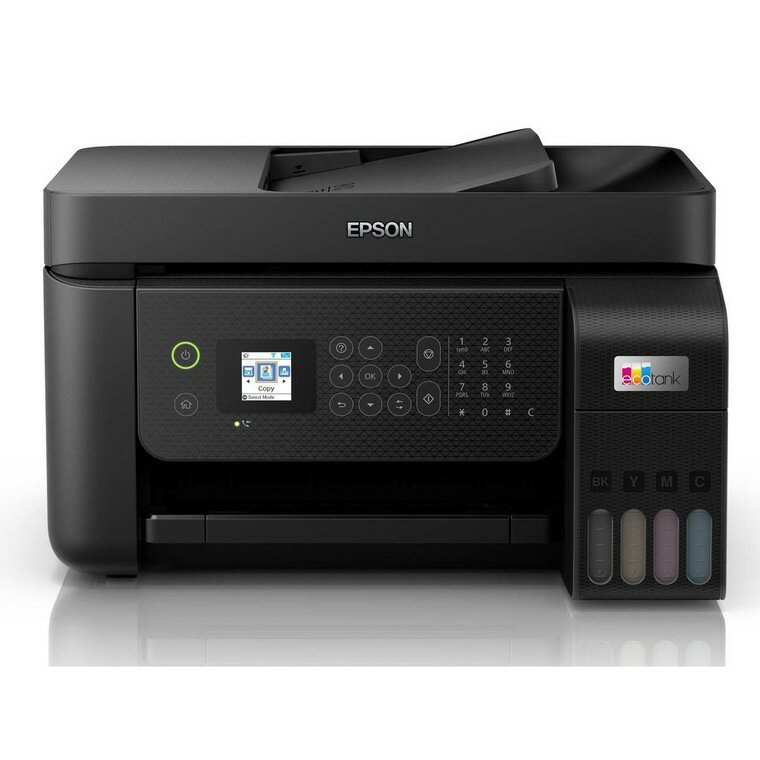 Epson L5290 МФУ А4 цветное: принтер/копир/сканер/факс, 33/15 стр./мин.(чб/цвет), ADF 30 стр., USB/LAN, в комплекте чернила 7 500/4 500 стр.(чб/цвет) (C11CJ65409) - фото №4