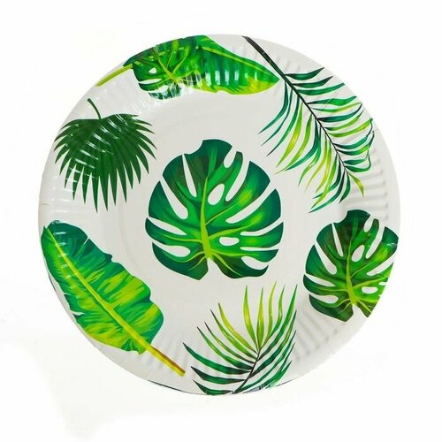 Тарелка бумажная Тропики набор 6 шт 650₽