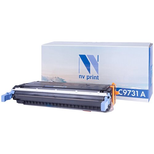 Картридж NV Print C9731AC для HP, 12000 стр, голубой картридж hp 645a cyan c9731ac