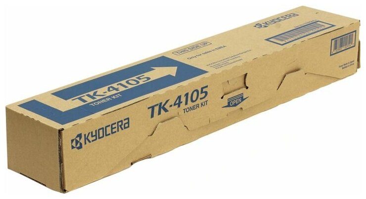 Картридж лазерный Kyocera TK-4105, оригинальный, 15000 страниц для Kyocera TASKalfa 1800, TASKalfa 2200, TASKalfa 1801, TASKalfa 2201 (1T02NG0NL0)