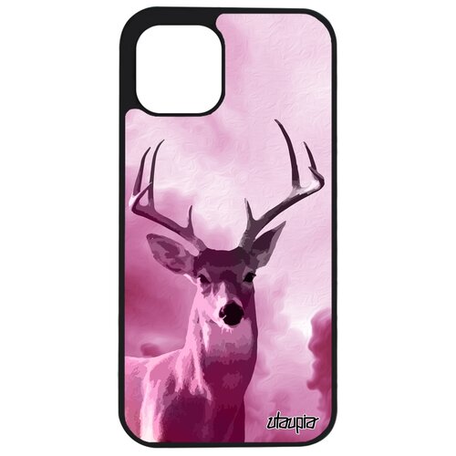 фото Чехол на смартфон apple iphone 12 pro max, "олень" марал олененок utaupia