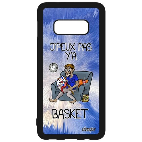 фото Чехол для мобильного galaxy s10e, "не могу - смотрю баскетбол!" болельщик комикс utaupia