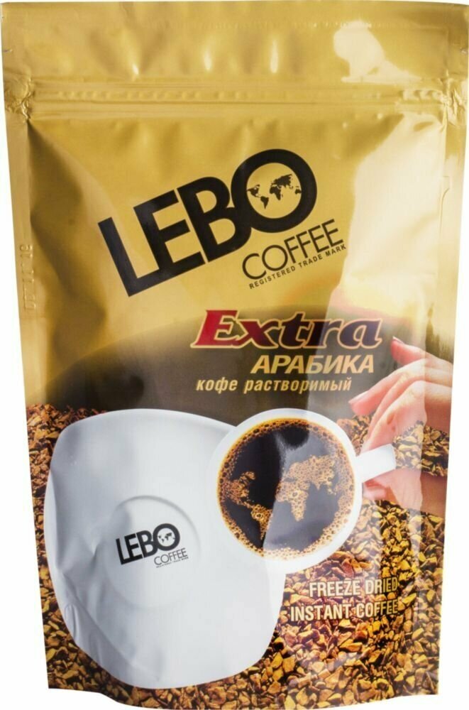 Кофе растворимый Lebo Extra, 100 г - фото №3