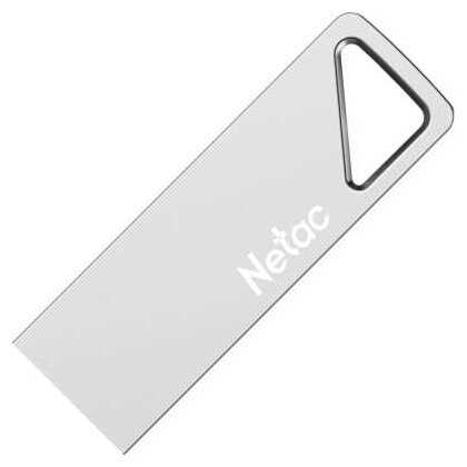 Флеш-диск 16GB NETAC U326, USB 2.0, металлический корпус, серебристый, NT03U326N-016G-20PN В комплекте: 1шт