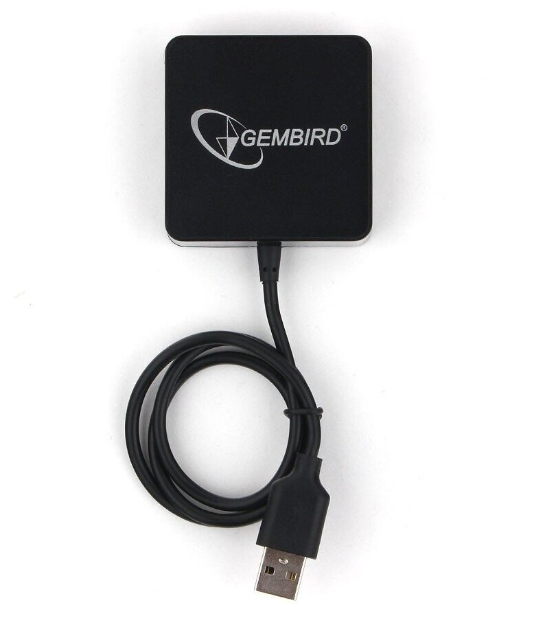 USB hub USB 2.0 Gembird UHB-242 4 x USB 2.0 черный - фото №5