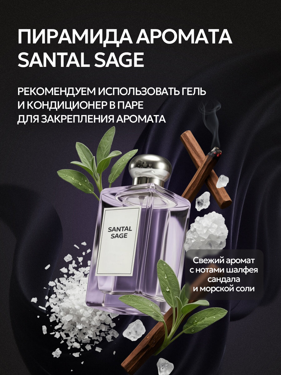 Кондиционер для белья парфюмированный 5 л Santal Sage, SEPTIVIT Special ополаскиватель для белья