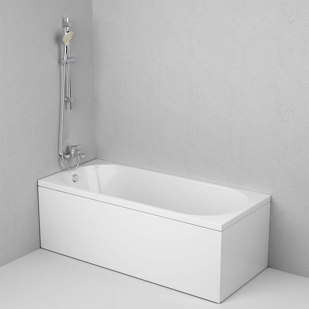 Экран под ванну AM.PM X-Joy W94A-160-070W-P1 белый, 160 см, декоративная фронтальная панель для ванны, Германия