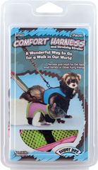 Шлейка с поводком-стрейч " Comfort Harness" Super Pet, коричневого цвета, размер S, для крыс, некрупных хорьков и других мелких грызунов