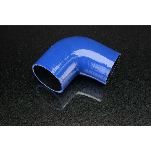 Патрубок силиконовый 70-76 мм, 90 градусов, синий ASHU04-90-70>76 BL - AUTOBAHN88