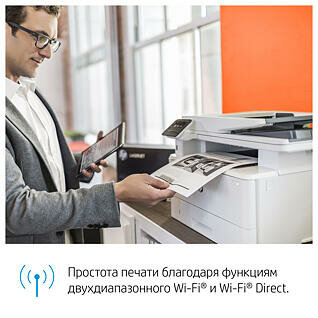 МФУ лазерный HP LaserJet Pro M428fdw, A4, лазерный, белый [w1a30a] - фото №20