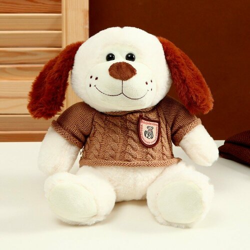 Мягкая игрушка «Собака» в свитере, 26 см, цвет микс нижегородская игрушка мягкая игрушка собака 68 см микс