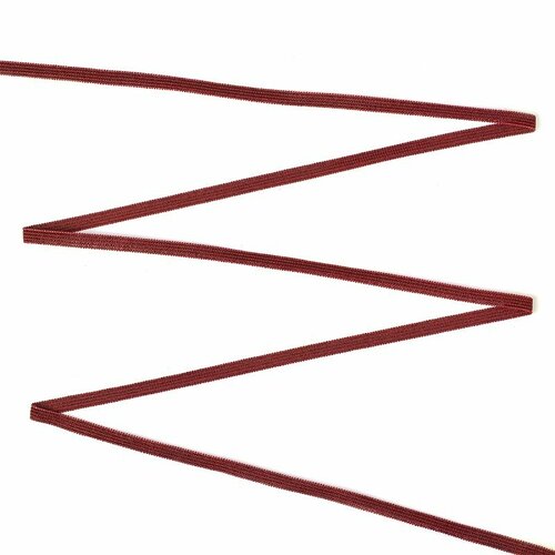 Резинка бельевая Lauma вязаная, 4 мм, цвет 101, темно-красный, 20 м (LAUM. К-195.04.101.20)