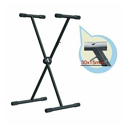 Стойка для клавишных GrandVox DF003 одноярусная, Х-образная