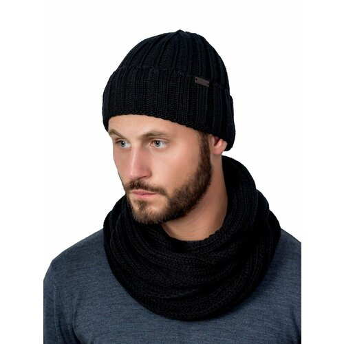 фото Шапка бини landre, размер 56-59, черный