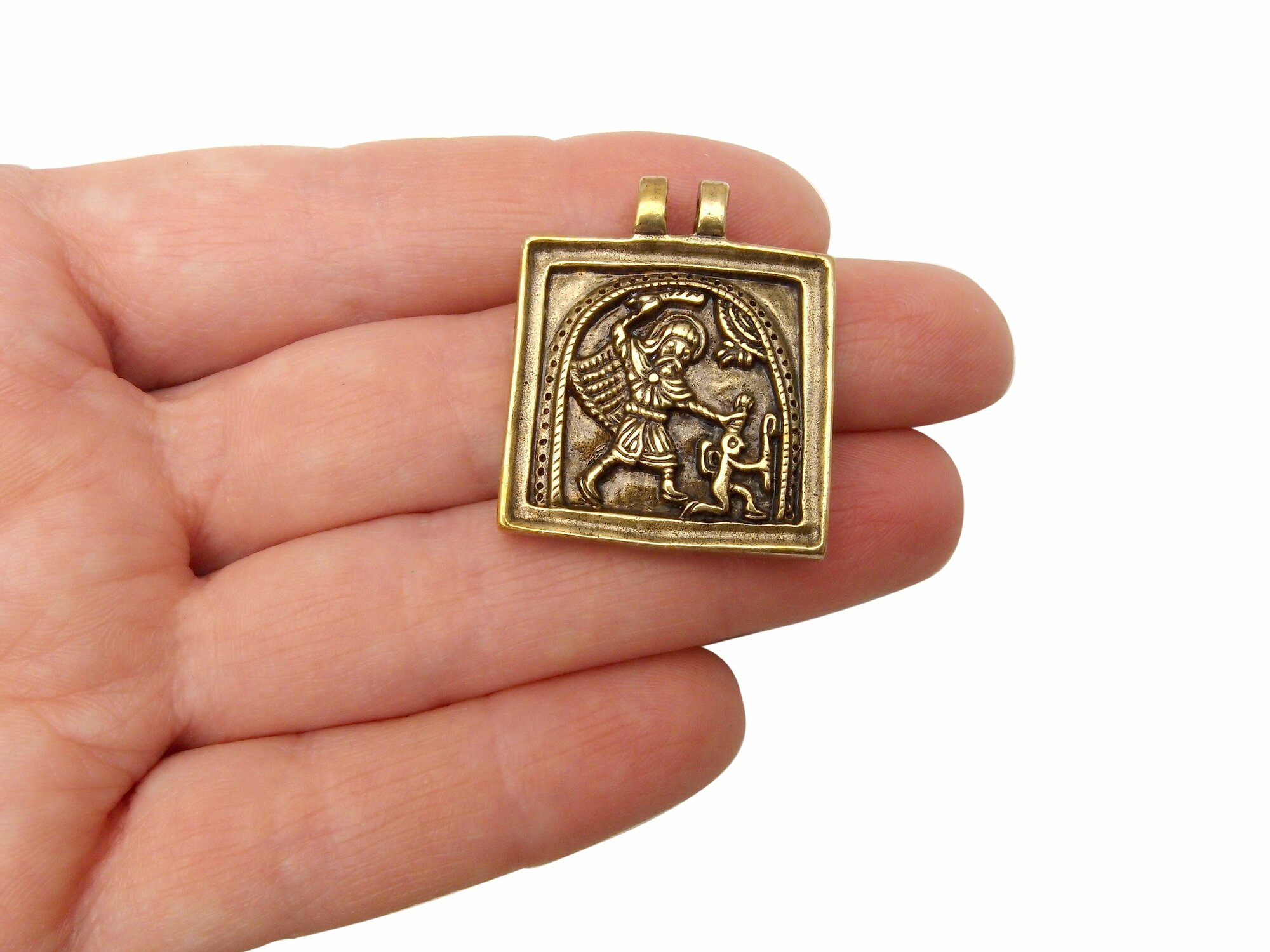 Подвеска Мастерская Алешиных, желтый — фото 1