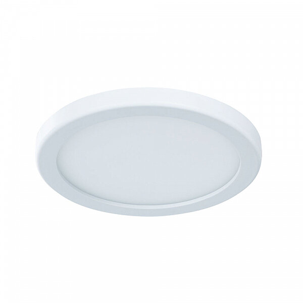 Потолочный светильник Arte Lamp Mesura A7977PL-1WH, 6 Вт, кол-во ламп: 1 шт, 3000 К, цвет арматуры: белый, цвет плафона: белый