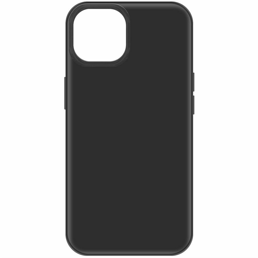 Чехол-накладка Krutoff Silicone Case для iPhone 15 черный
