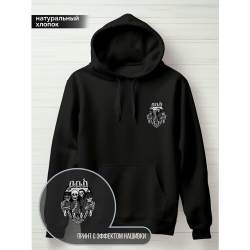фото Худи hypnotica, размер m, черный