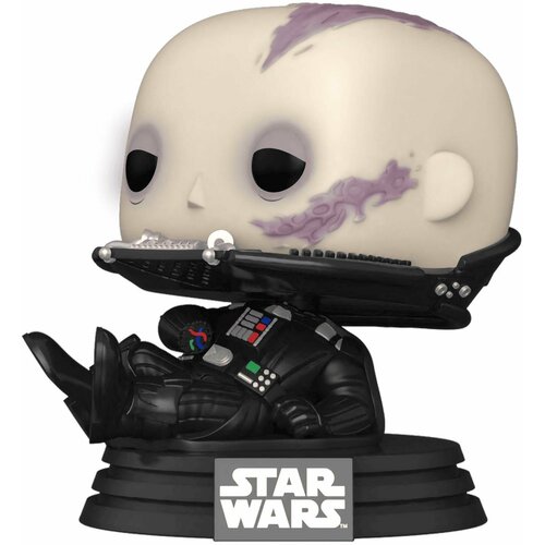 Фигурка Funko POP! Bobble: Дарт Вейдер (без маски) (Darth Vader (unmasked)) Звёздные войны. Эпизод 6: Возвращения джедая 40-летие (Star Wars E. фигурка funko pop deluxe bobble star wars ep 6 rotj 40th jabba s skiff chewbacca exc 619 71282