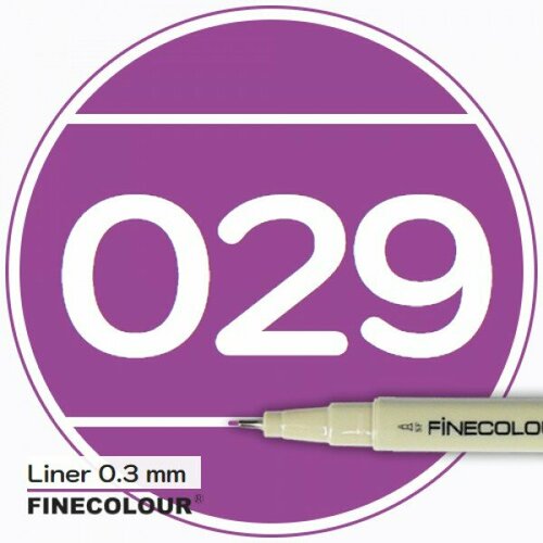 Линер FINECOLOUR Liner 028 Насыщенный розовый