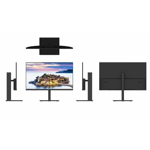 IRBIS 24 23.8' LED Monitor 1920x1080, 16:9, IPS, 250 cd/m2, 1000:1, 5ms, 178°/178°, USB-C(65W), HDMI, USB 2.0x2, PJ, Audio out, колон, 75Hz, накл,