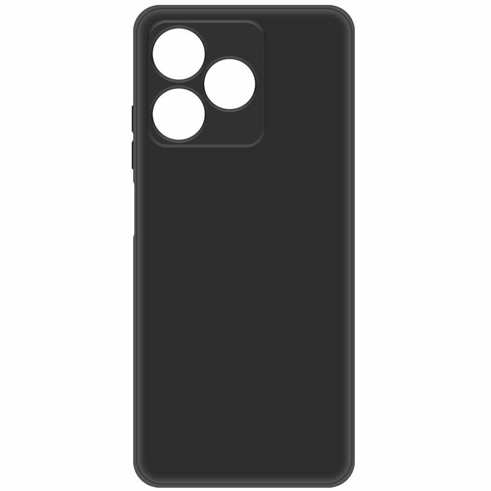 Чехол-накладка Krutoff Silicone Case для Realme C51/C53/C61/Note 50 черный