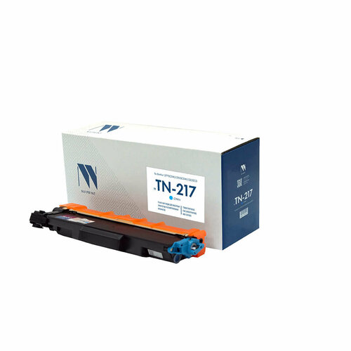 Лазерный картридж NV Print NV-TN-217C для для Brother L3770CDW, L3550CDW, L3230CDW (совместимый, голубой, 2300 стр.) nv print картридж nvp совместимый nv tn 910 cyan